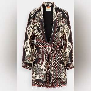 FARM Rio Passion Scarf Mini Wrap Dress.